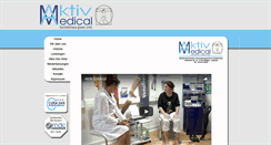 Desktop Screenshot of aktivmedical.de