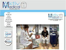 Tablet Screenshot of aktivmedical.de